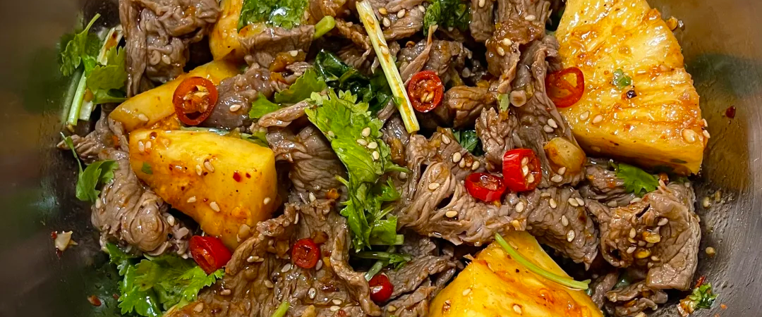 Spicy Beef and Pineapple Salad π₯©π